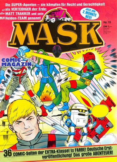 M.A.S.K. M.A.S.K. German comic no. 15 M.A.S.K. M.A.S.K. German comic no. 15